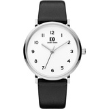 Danish Design Damen Analog Quarz Uhr mit Leder Armband IV12Q1216