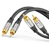 Sonero Cinch Kabel 2x Cinch-Stecker 12,5m (AC700-125)