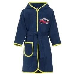 Playshoes Frottee-Bademantel Feuerwehr marine, Kindermode (2 - 6 Jahre)