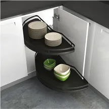 Hettich Salso, Eckschrank Beschlagset Tb450/500 links, anthrazit
