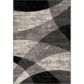 Sanat Teppich Vintage - Modern Teppiche für Wohnzimmer, Kurzflor Teppich in Grau - Mehrfarbig, Öko-Tex 100 Zertifiziert , Größe: 200 x 290 cm