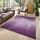 THEKO Wollteppich Wool Comfort Ombre 750 lila 90 H: 1,4