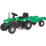 Buddy Toys Trettraktor mit Trolley grün/schwarz (BPT 1013)