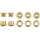 Wolf Tooth Kettenblattschrauben 6 mm 1-fach 5 Stk. Gold