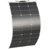 100W Solarpanel 18V Flexibel Solarmodul Monokristallin Solarladegerät für netzunabhängiges System/Inselanlage/Tragbares Kraftwerk/Akku/Boot/Auto/Dach/Camping im Freien/Aufladen/Garten