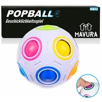 POPBALL Magic Regenbogenball Original Kinder Puzzle Stress Zauberwürfel Fidget