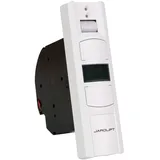 jarolift Elektrischer Rolladen Gurtwickler JAROMAT Pro UP 23/7 Unterputz Rolladenantrieb, inkl. Sonnensensor Zeitschaltuhr, 23 mm Gurtbreite, max. Zugkraft 45 kg, mit Display, Zeit- und Astrofunktion