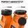 GENTOR Wagenheber Stahl 75-505mm orange
