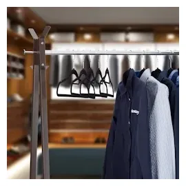 Relaxdays Kleiderbügel 20er Set, Samt