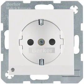 Berker Schuko-Steckdose Unterputz polarweiß glänzend 1 St.