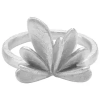 Steel_art Fingerring Frauen Nieke silberfarben poliert in silberfarben poliert | Gr.: 52