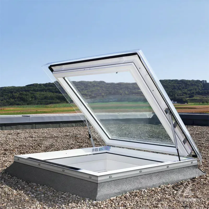 VELUX Ausstiegs-Flachdach-Fenster Basiselement CXP 100100 0473Q für öffnendes Kunststoff-Isolierglas 100x100 cm