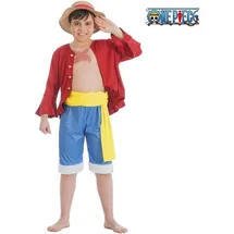 Chaks One Piece Kostüm Monkey D. Ruffy Kinder 128