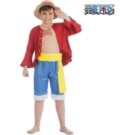 Chaks One Piece Kostüm Monkey D. Ruffy Kinder 128