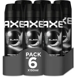 Axe Bodyspray Black 6 x 150 ml