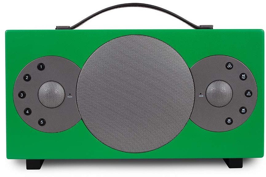 TIBO Sphere 4 | Tragbarer WLAN- und Bluetooth-Lautsprecher | Multiroom batteriebetriebener Hi-Fi-Lautsprecher mit Internetradio für zu Hause oder im Freien| Acht Stunden Wiedergabedauer |Grün