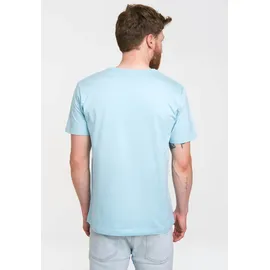 LOGOSHIRT T-Shirt "Sesamstrasse - Krümelmonster", Herren, Gr. M, blau, 100% Baumwolle, bedruckt, normal, Rundhals, Shirts T-Shirt, mit coolem Print
