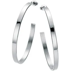 Paar Creolen »Schmuck Geschenk basic«, 312976-0 edelstahlfarben