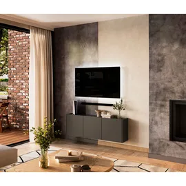 Germania Mehrzweckschrank 138 cm x 45 cm x 25 cm Graphit