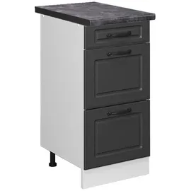 Vicco Schubladenschrank R-Line 40 x 60 x 81,5 cm Anthrazit