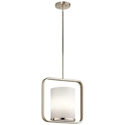City Loft Pendelleuchte, 1-flammig, mittelgroß, poliertes Nickel - KL-CITY-LOFT-P-M