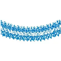 Papstar Großraumgirlande Papier Ø 25 cm 10 m Bayrisch Blau