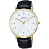 Quarzuhr Lorus Klassische Herren Uhr RH896BX9 mit Leder Armband