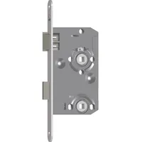 Sag Einstemmschloss 1 413000 wc, dm 55,Stulp 235x18x3mm,links,Stahl silber