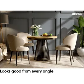 meblini Ø 100 cm braun