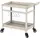 casa.pro Outdoor Servierwagen, Bard Stahl 72x77x38 cm Champagne