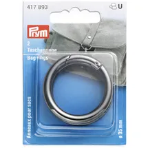 Prym Taschenringe 35 mm gunmetal 2 St.