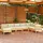 vidaXL Garten-Lounge-Set 8-tlg. creme Massivholz Kiefer