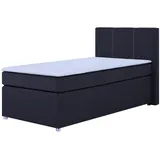 Roller Boxspringbett - grau - H3 - Bonell-Federkern - 90x200 cm