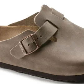 Birkenstock Boston Nubukleder geölt schmal tabacco brown 42