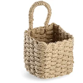 Zeller Aufbewahrungskorb mit Hängefunktion 15 x 15 x 15 cm beige