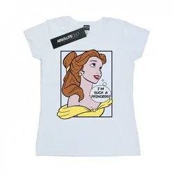 Disney Princess Damen/Damen Belle Pop Art Baumwoll-T-Shirt