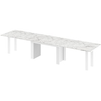 designimpex Esstisch Design Esstisch Tisch HMA-111 XXL ausziehbar 170 bis 410 cm Esszimmer weiß