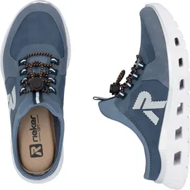 Rieker Damen Halbschuhe für Damen, Blau Größe 40