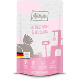 MjAMjAM Nassfutter Quetschie Saftiges Huhn und Wildlachs 125 g