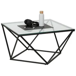 Couchtisch in Schwarz ca. 80x45x80cm