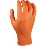 ede - majestic Handschuh Grippaz,orange, Gr. 2XL, Box a 50 Stück