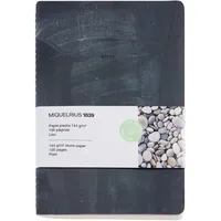 Miquelrius Notizbuch Stone Paper 14,2 x 20,5 blanko, schwarz
