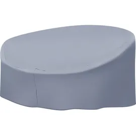 Beliani Wetterschutzhülle Chuva 165 x 75 x 140 cm Grau