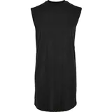 URBAN CLASSICS Modal Ded Shoulder Kleid Black XS