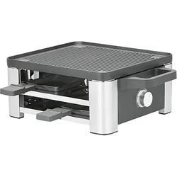 WMF 415390011 Raclette Lono 4 Pfännchen, 4 Schieber cromargan