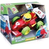 BBJunior 16-89021 Push & Glow Formula Fun Spielzeugauto mit Licht & Sound, rot