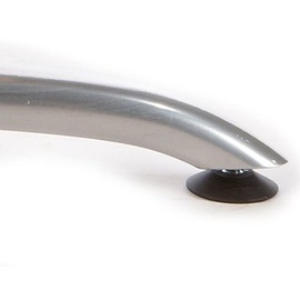 Hammerbacher Schreibtisch weiß rechteckig, C-Fuß-Gestell silber 120,0 x 80,0 cm