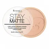 Rimmel London Stay Matte Pressed Powder silky beige