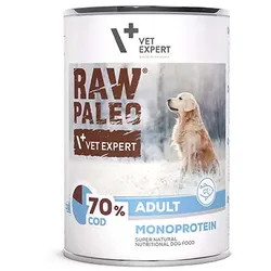 RAW PALEO Nassfutter für ausgewachsene Hunde cod 400g