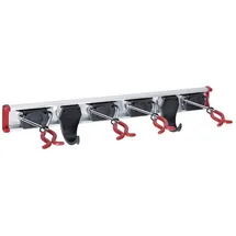 Bruns Gerätehalterleiste 4 Halter + 2 Haken 60457 0.5 m